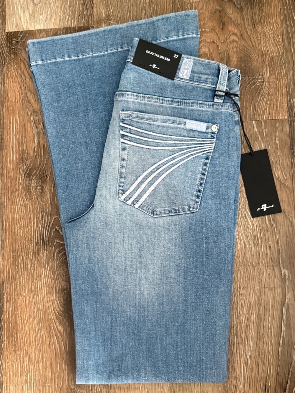 NWT 7 For All Mankind Tailorless Dojo Jeans 7FAMK